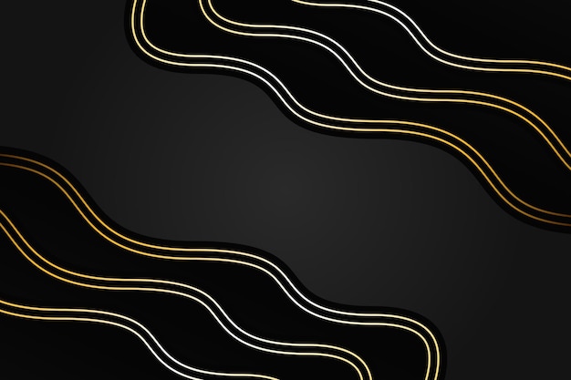 Abstract Background With Gold Gradient Color