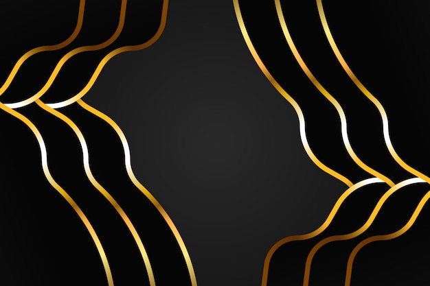Abstract Background With Gold Gradient Color