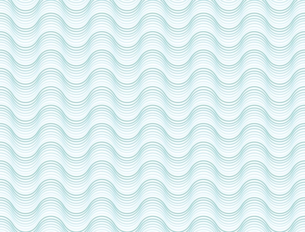 Vector abstract background with gradient blue wavy lines