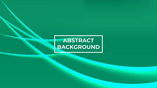 Abstract background with green gradient and white lines easy to edit