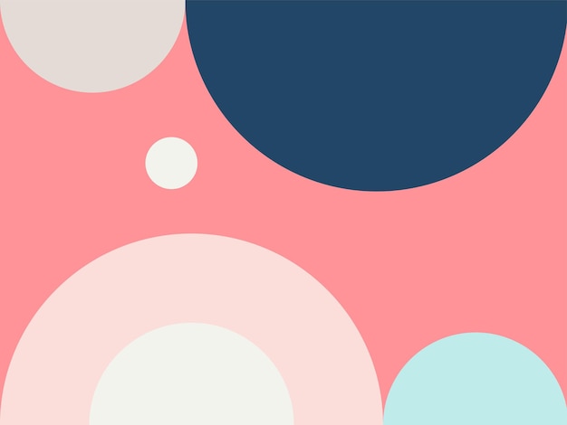 Abstract background with half circle square line dot wave geometric textures, memphis style