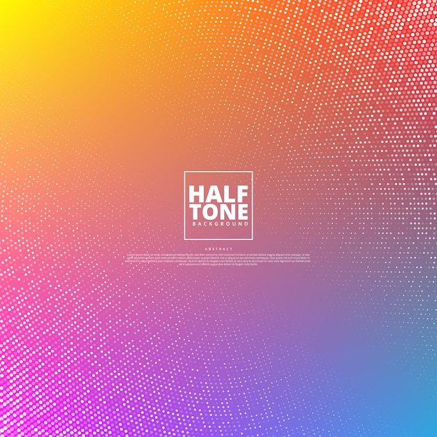 Vector abstract background with halftone design.