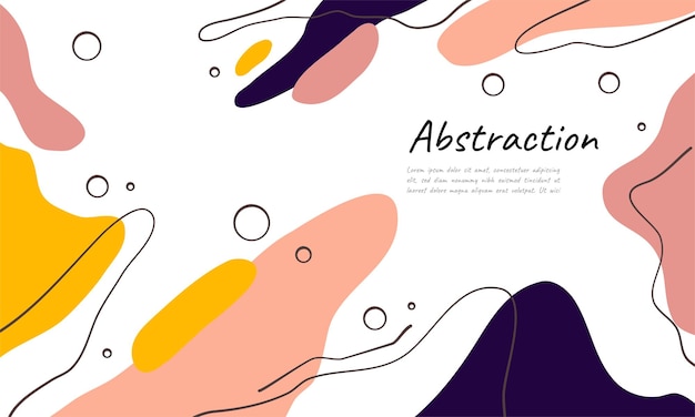 ベクトル 抽象的なベクトルの背景の手描きスタイル ベクトルと抽象的な背景