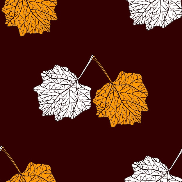 Abstract background with leaves