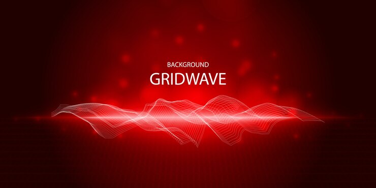 Vector abstract background with line wave gradient