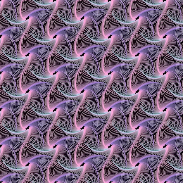 Вектор Абстрактный фон с линиями абстрактный розовый фон с волнами фиолетовый фон