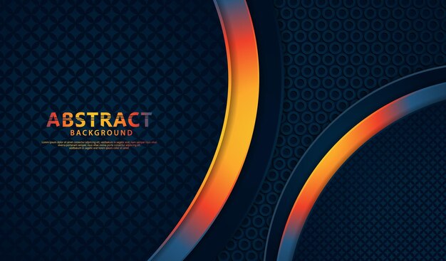 Abstract background with lines effect realistic on textured dark background Vector illustration