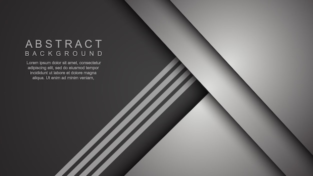 abstract background with lines and shadows Overlapping layer geometric shapes Banner template