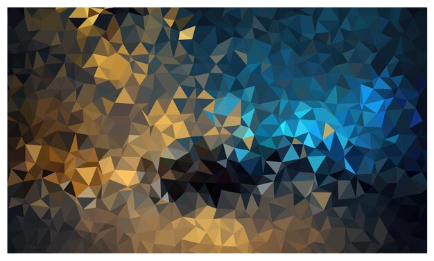 Vector abstract background with low poly design