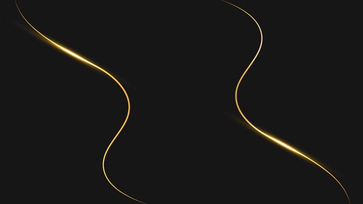 Vector abstract background with luxury golden line