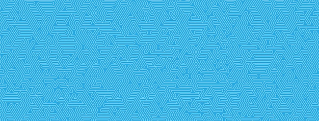 Abstract background with maze pattern in light blue colors