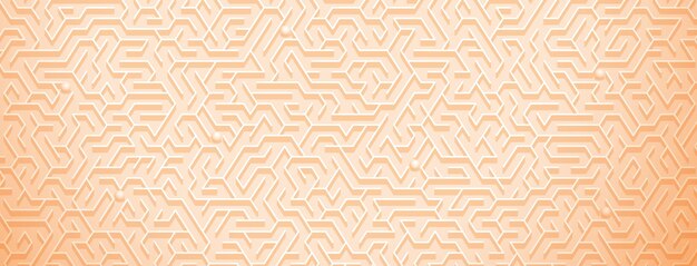 Abstract background with maze pattern in various shades of beige colors