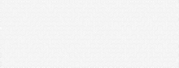 Abstract background with maze pattern in white and gray colors