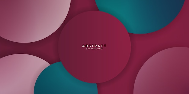 Abstract background with modern circles