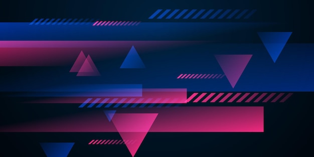 Vector abstract background with moving elements with beautiful dynamic lighting effects.