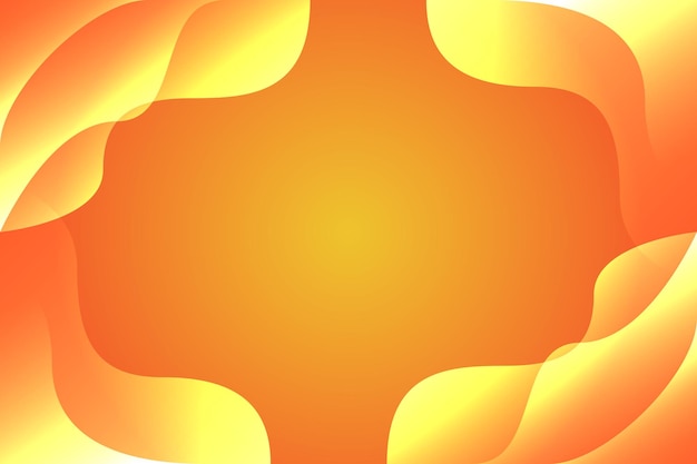 Abstract Background with Orange Gradient Color