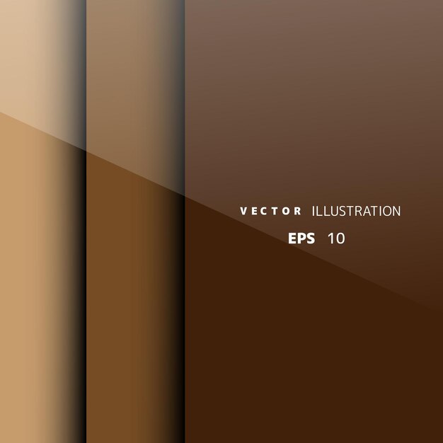 Vector abstract background with paper layers and shadows