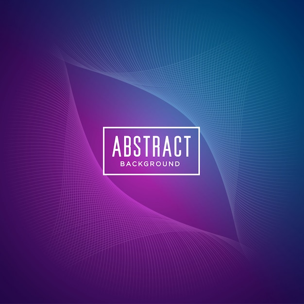 Abstract background with purple and blue wavy forms