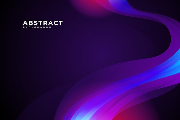 Vector abstract background with purple wave and fluid design element for your poster, banner, brochure, landing page.