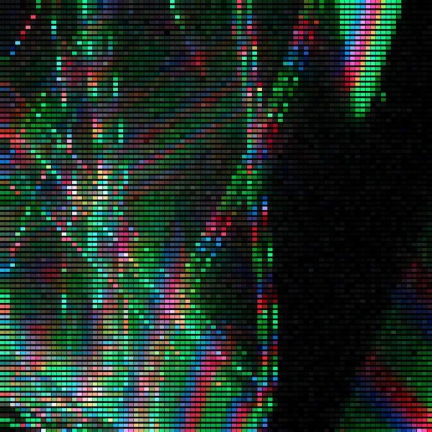 Vettore sfondo astratto con trama di distorsione effetto glitch pixel casuale