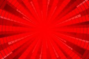 Premium Vector | Abstract background with red sun ray and dots ...