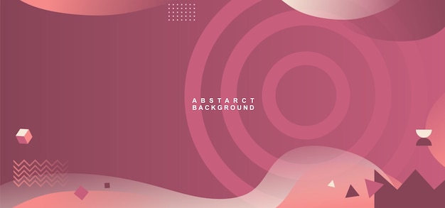 abstract background with retro element and colour pallete