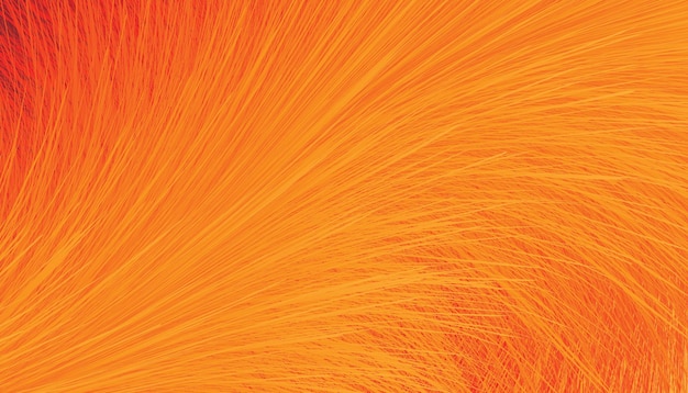 Abstract background with satisfying orange feather texture details, irregular line design