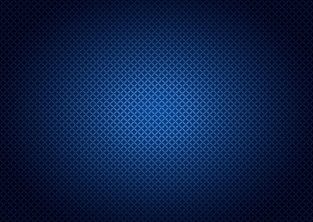 Abstract background with small geometric ornament in blue ultramarine and gradient darkening