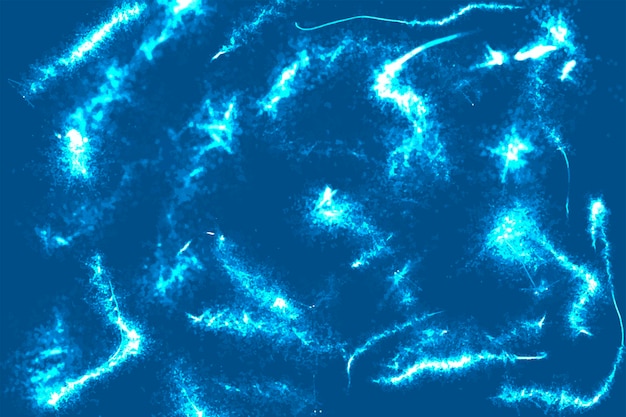 Sfondo astratto con linee di velocità strisce di particelle di luce al neon blu