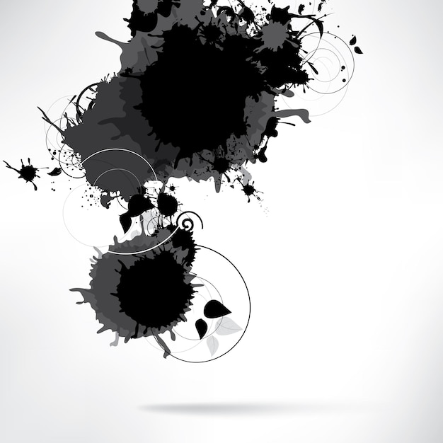 Vector abstract background with splash