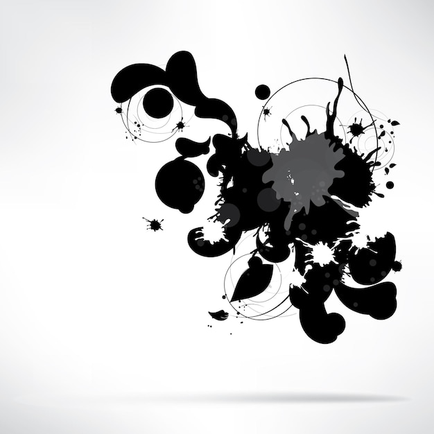 Vector abstract background with splash