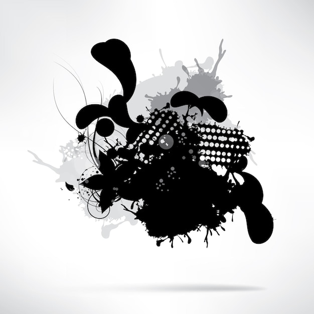 Vector abstract background with splash