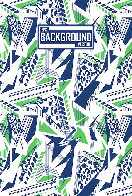 Abstract background with sport pattern for leggings