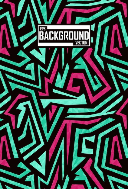 Abstract background with sport pattern for leggings