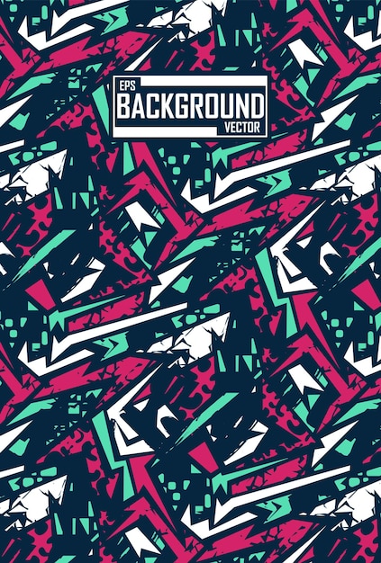 Abstract background with sport pattern for leggings