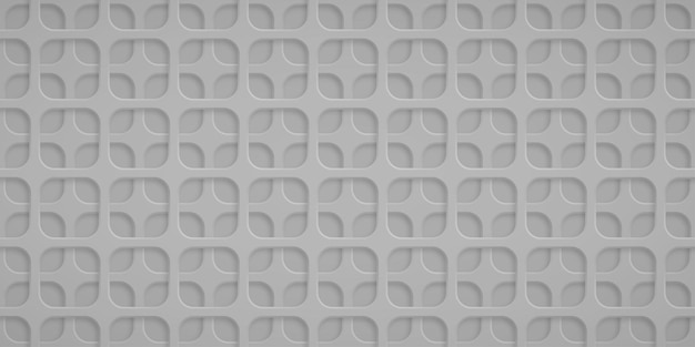 Vector abstract background with squares holes in gray colors