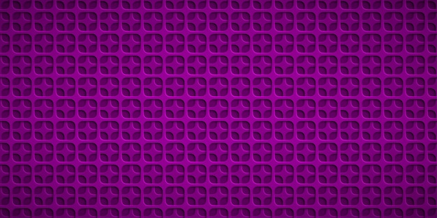 Vector abstract background with squares holes in purple colors