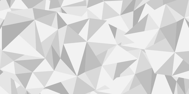 Вектор Абстрактный фон с треугольниками геометрический серый фон с ледяной текстурой