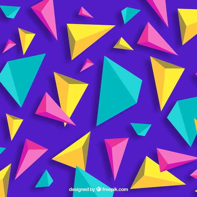 Abstract background with triangular shapes