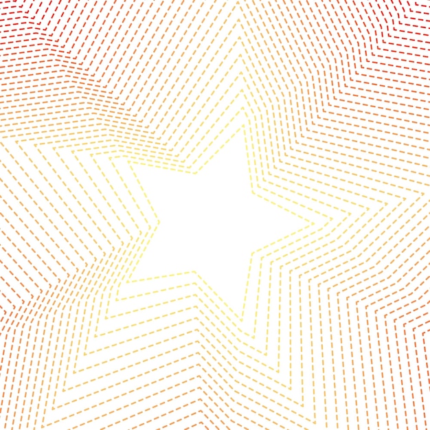 Abstract Background with Twisted Star Shaped Lines
