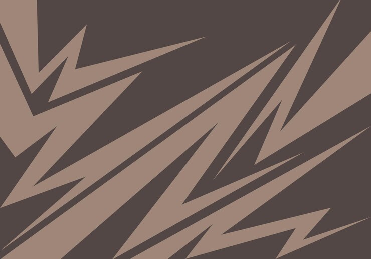 Abstract background with various sharp zigzag and arrow pattern background with spikes and zigzag