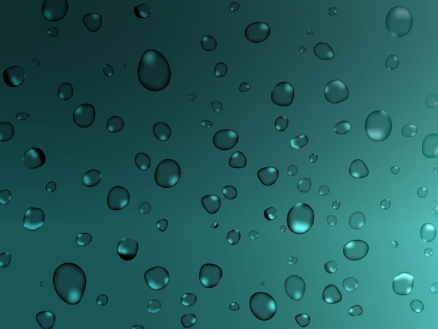 Vector abstract background with water drops