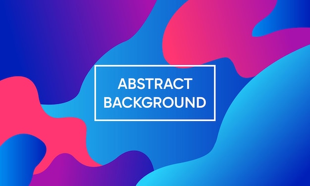 Abstract Background with waves of blue purple and pink create a vibrant digital background Vector