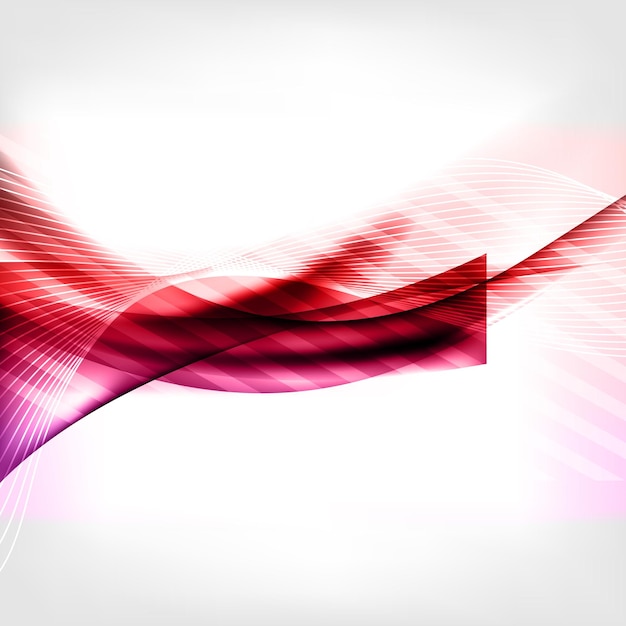 Vector abstract background with waves and lines