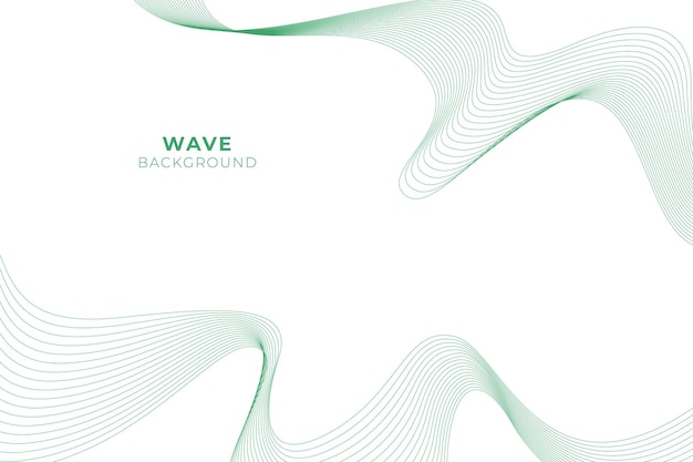 Vector abstract background with wavy line style