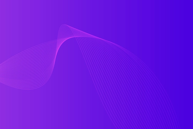 Abstract background with wavy lines. Abstract blue purple gradient background design