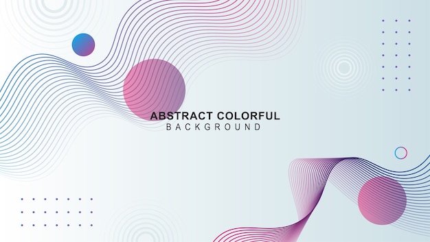 Abstract background with wavy lines