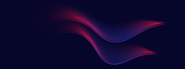 Abstract background with wavy lines