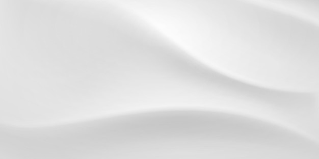 Abstract background with wavy surface in white and gray colors