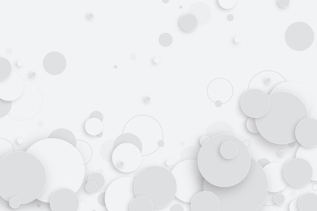 Vector abstract background with white circle shape